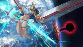 【FGO】汚染された聖杯から地球を守るために戦うXXさん！！　カッコいいです/////のサムネイル画像