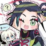 【FGO】太歳星君をモチモチするモルガン陛下　Fate/GrandOrderのイラスト紹介3534のサムネイル画像