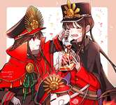 【FGO】ノッブとカッツ Fate/GrandOrderのイラスト紹介3850のサムネイル画像