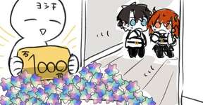 【FGO】石1000個発表されたとき、これになった　Fate/GrandOrderのイラスト紹介3640のサムネイル画像