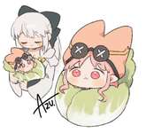 【FGO】白菜おくるみハベにゃん　Fate/GrandOrderのイラスト紹介3681のサムネイル画像