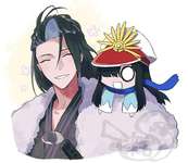 【FGO】頼む近藤さん、ちびノブ隊長つれてきてくれ　Fate/GrandOrderのイラスト紹介3711のサムネイル画像